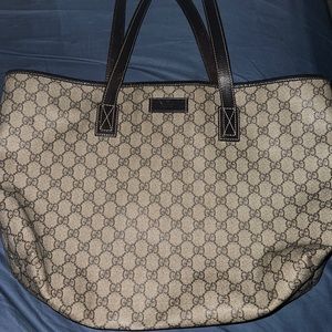 Authentic Gucci Monogram Tote Bag